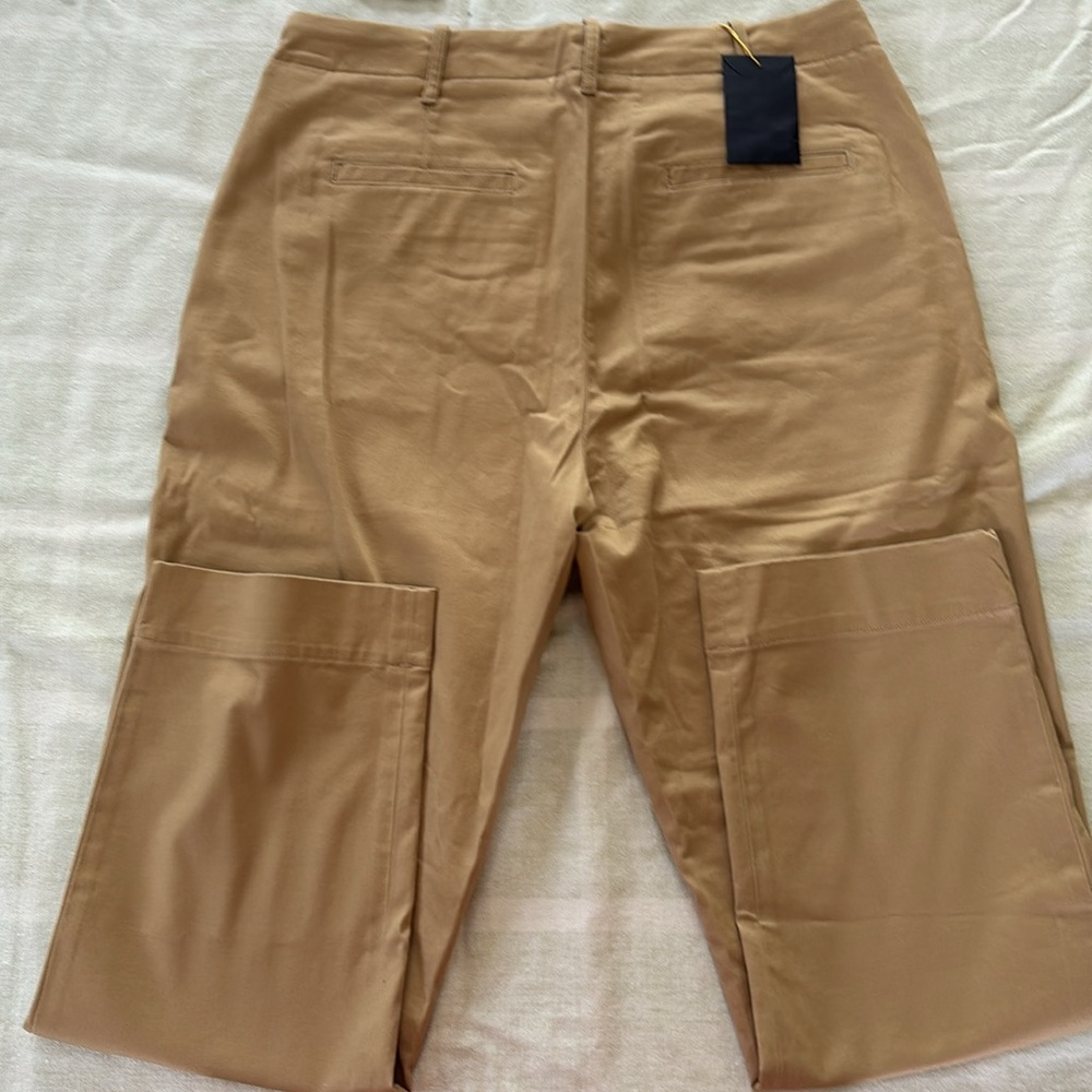 NWT Brooks Brothers Garment Washed Stretch Cotton Chinos Size- 12 - Picture 4 of 5